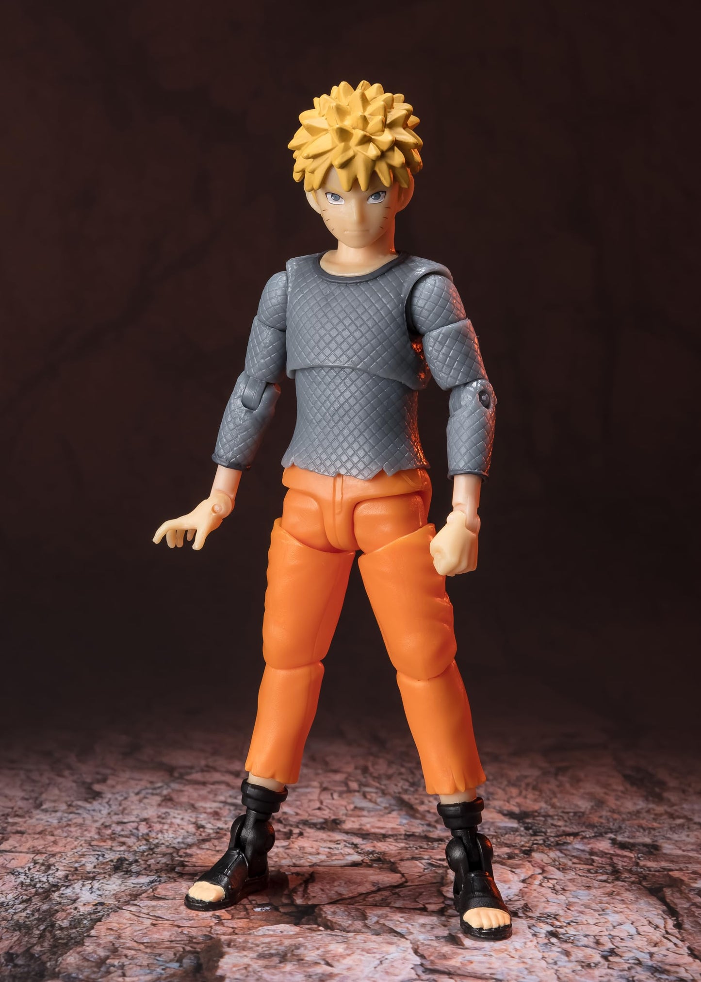 BANDAI NAMCO Ultimate Legends Naruto 5" Action Figure - Naruto Uzumaki (Final Valley) - ABS Material, Model 87537