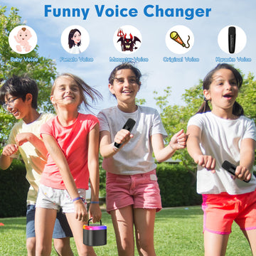 Hwwr Mini Karaoke Machine For Kids: Portable Bluetooth Speaker With Wireless Microphone For Kids & Adults - Ideal Christmas & Bi