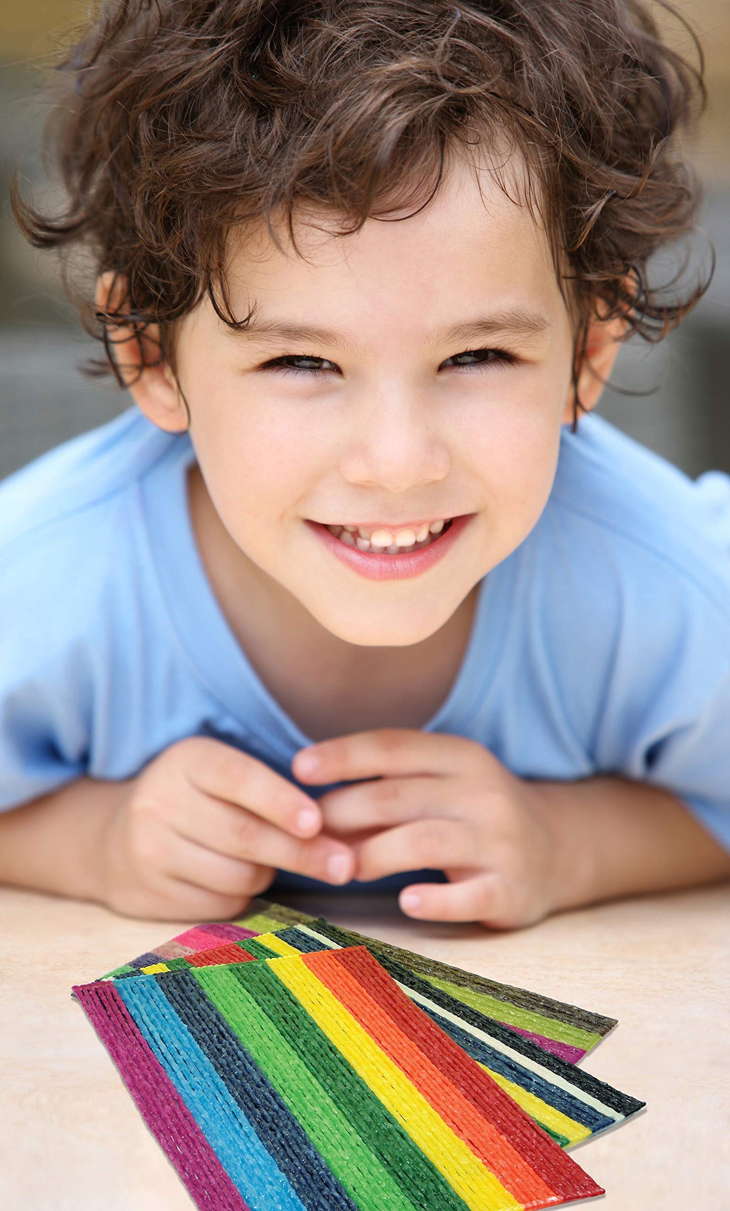 Wikki Stix Bilingual Traveler (French and English) - 144 Wikki Stix in bright, colorful carrying travel case and 12 page activit