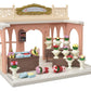 Calico Critters Town Series Blooming Flower Shop, Fashion Dollhouse Playset With Furniture And Accessories