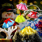 6 Pieces Santa Clothing Elf Dance Skirt Set Christmas Elf Skirts For Christmas Doll Holiday Decorations (Not Include Doll)(Fresh Style)