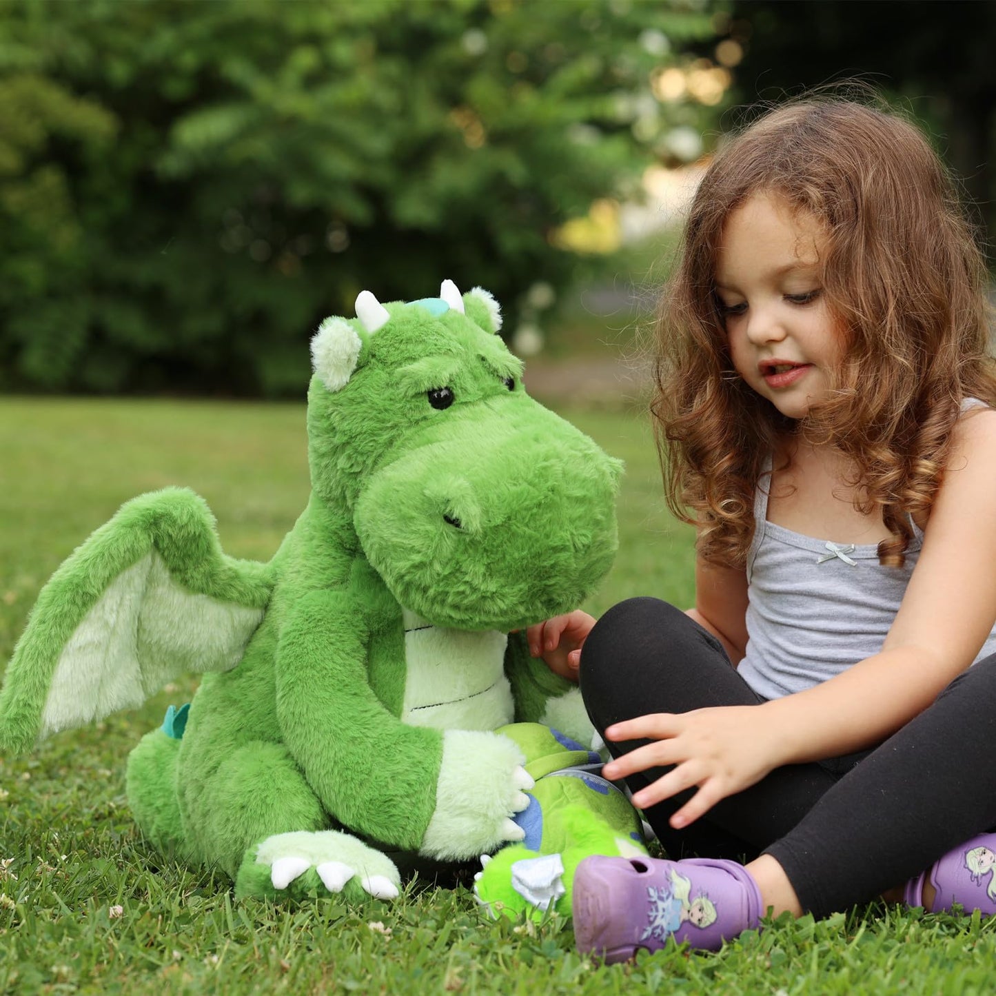 Tezituor 3-in-1 Large Dragon Stuffed Animal  20 Inch Big Stuffed Dragon Plush with Baby and Egg Toy for Girls Boys  Cuddle Hugging Dino Plush Gift for Birthday Christmas
