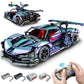 BAV Super Plated Sports Car Building Kits  mature-themed Collectible Model and Race Engineering Toy Set  1:10 Scale Electric Driftable Remote Control Sports Car for mature-themeds Men Teens
