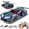 BAV Super Plated Sports Car Building Kits  mature-themed Collectible Model and Race Engineering Toy Set  1:10 Scale Electric Driftable Remote Control Sports Car for mature-themeds Men Teens