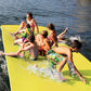 Kieperi 12 Ft 3-Layer Xpe Lily Pad Floating Mat, Double-Sided Use Floating Water Mat, Floating Mat For Lack/River/Sea/Pool(Yello