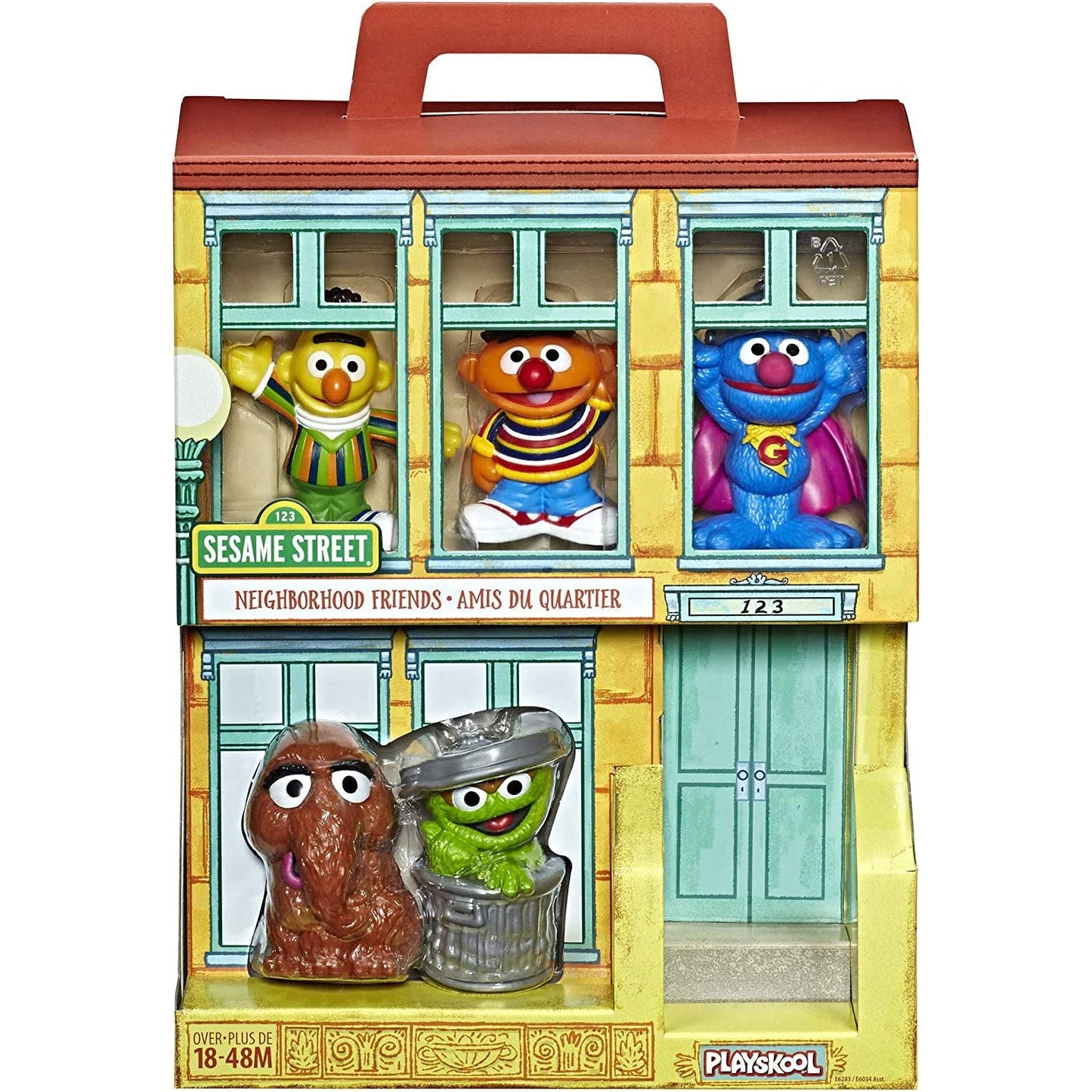 Sesame Street Neighborhood Friends Includes 5 Figures, 3-Inches, Classic Collectibles Pack For Toddlers, Great Toy For Kids 18 Months And Up