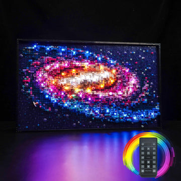 Brickbling Led Lights Compatible With Lego The Milky Way Galaxy, Creative Light Kit Compatible With Lego 31212 (Lights Only, No Model) (Rc Version Light)