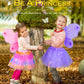 Kids Princess Dress Up Clothes For Little Girls, Bibuty Pretend Play & Dress Up Princess Costume Set With Princess Shoes Tutu Fairy Wing For Little Girls, Princess Toy Gift For 3-6 Toddler Little Girl