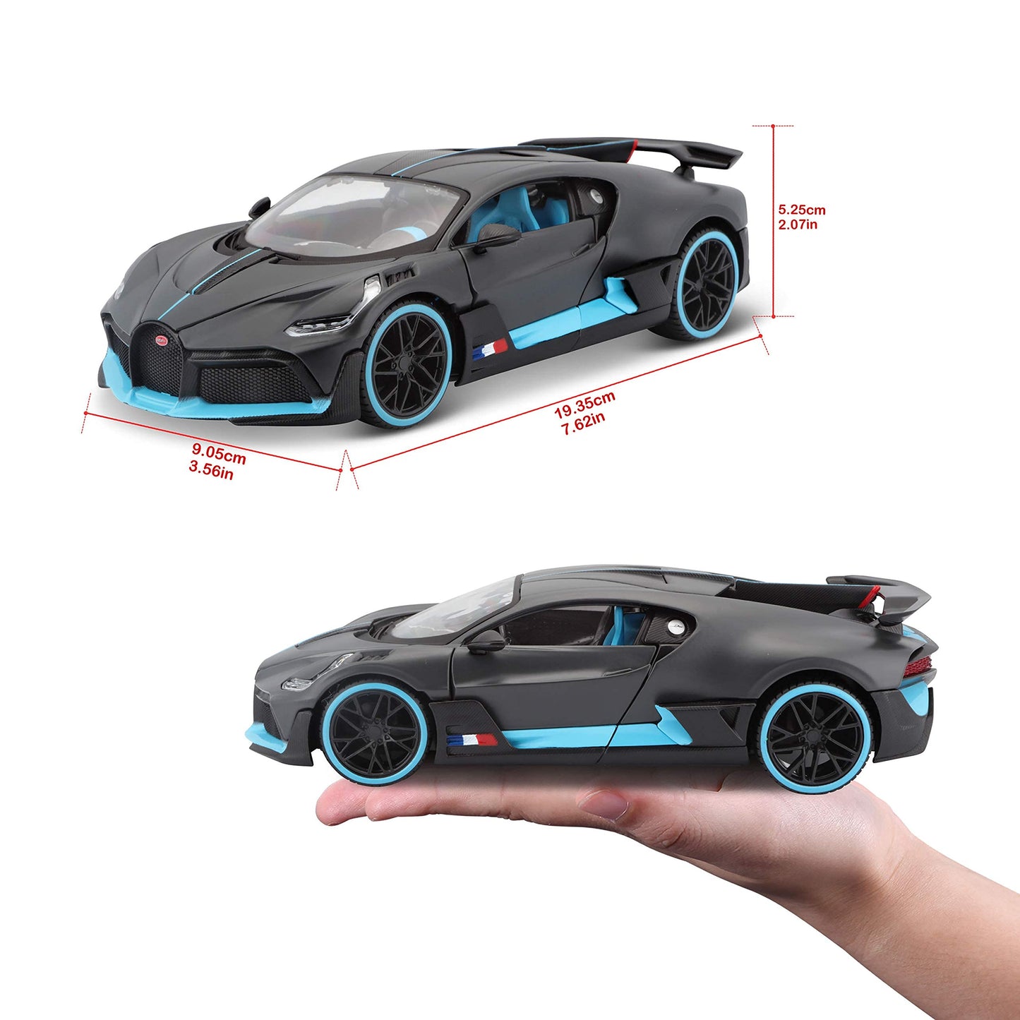 Maisto 1:24 Special Edition Bugatti Divo, Darkgray