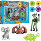 Wild Kratts Climbers Action Figure Collectible Figures & Discs (8pc) Includes 4 Creature Power Discs +4 Animals- Officially Lice
