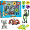 Wild Kratts Climbers Action Figure Collectible Figures & Discs (8pc) Includes 4 Creature Power Discs +4 Animals- Officially Lice