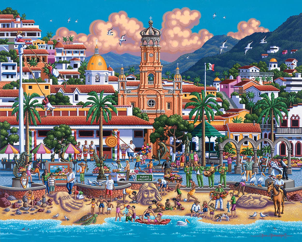 Dowdle Jigsaw Puzzle - Puerto Vallarta - 500 Piece