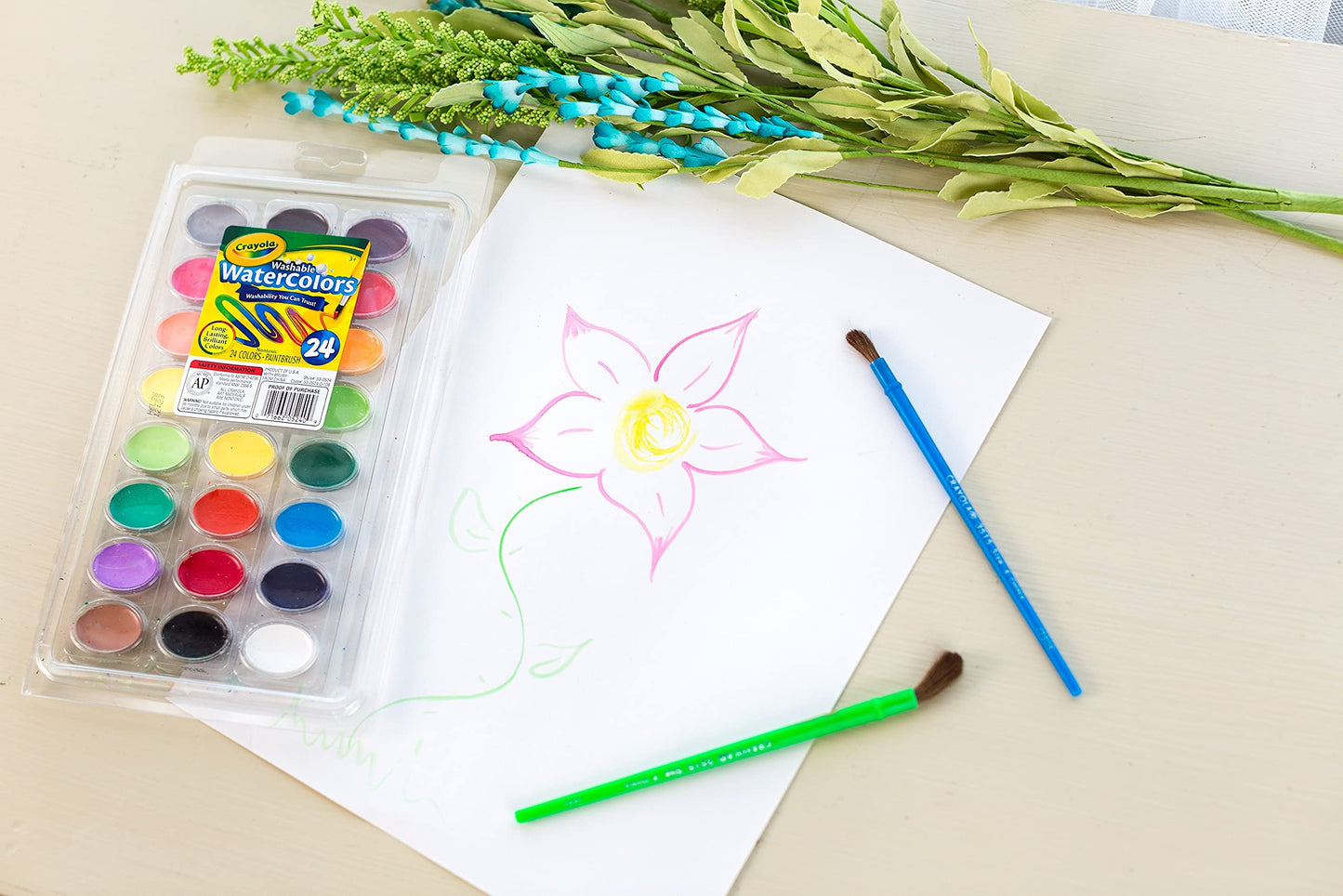 Crayola Washable Watercolors-24 Colors