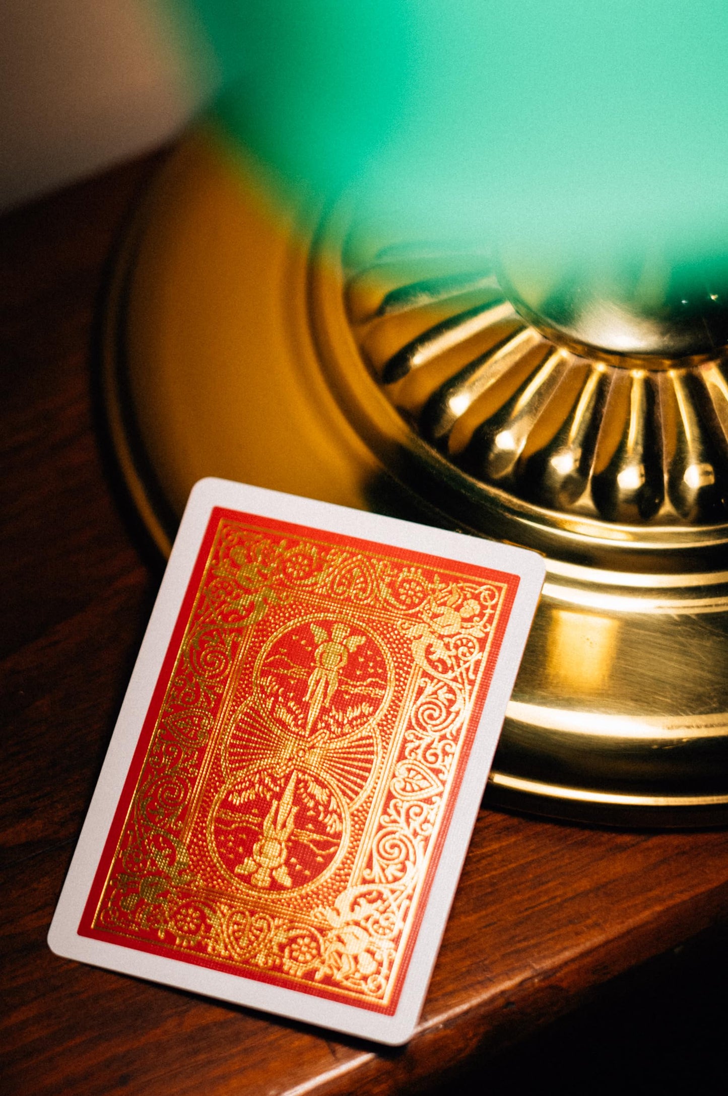 Bicycle 140Th Year Anniversary Playing Cards, Red And Gold Foil, Historic 1885 Design, Special Edition, 1 Deck