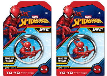 Ja-Ru Marvel Avengers Toys Yoyo Toy (2 Units Spiderman) Fidget Toy Superheroes Spiderman & Hulk Kids Yoyo Beginner String Trick Kids Yo-Yo Game Fidget Toys For Boys Spid-6806-2S