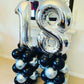 40 Inch Silver 18 Number Balloons Giant 18 Balloons Silver Birthday 18 Balloons 18Th Birthday Anniversary Party Decorations Supp