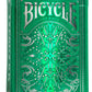 Bicycle Jacquard Premium Playing Cards, Silver And Emerald Green, 1 Deck