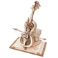 Robotime Wooden Music Box Puzzles For Adults Amk63 Magic Cello, 3D Wooden Puzzles For Adults/Teens Wooden Model Kits To Build, House Warming Musical Gift Hobby Kit Stem Toy Home Decor