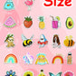 Eoaod 200Pcs Waterproof Vinyl Stickers for Kids - Colorful Aesthetic Stickers for Water Bottles, Laptops, and Skateboards