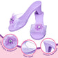 PRINCESS EXPRESSIONS 3-Pack Princess Shoe Set - Toddler Heels, Size 7, Pink, Plastic/Textile, Ideal for Dress Up and Pretend Play