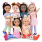 Glitter Girls - 14-inch Fashion Doll - Blonde Hair & Blue Eyes - Sunglasses Top, Heart Leggings & Hair Bow - Poseable Arms & Leg