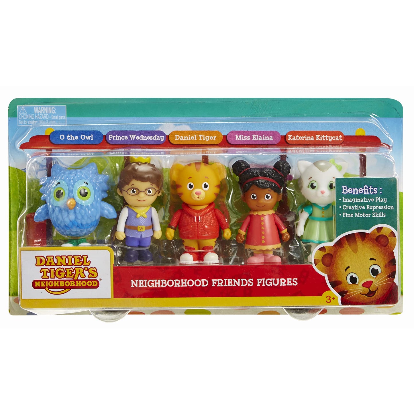 Daniel Tigers Neighborhood Friends Figures Set, Multicolor (25014-TT)