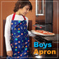 Nomsum, Art Smock, Kids Apron For Crafts, Painting And Cooking, Ages 3-5, Space, Toddler 3-5 Years