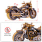 WOODEN.CITY Engineering DIY Wooden Model to Built - Model Car Kits - enhanced 3D Wooden Puzzles for mature-themeds - Detailed Model Kits for Enthusiasts and Collectors (Cruiser V-Twin 3D Motorcycle)