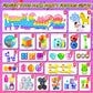 1000Pcs Party Favors For Kids Fidget Toys Pack Birthday Gift Toys Goodie Bags Stuffers Sensory Toy Treasure Box Birthday Party S