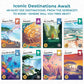 Underdog Games Trekking The World Board Game - 2nd Edition for Ages 10+ - Easy to Learn, Family Fun, Cardboard