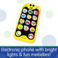 The Learning Journey Early Learning - On The Go Phone - Baby Cell Phone Toy - Toddler Toys & Gifts For Boys & Girls Ages 3 Month