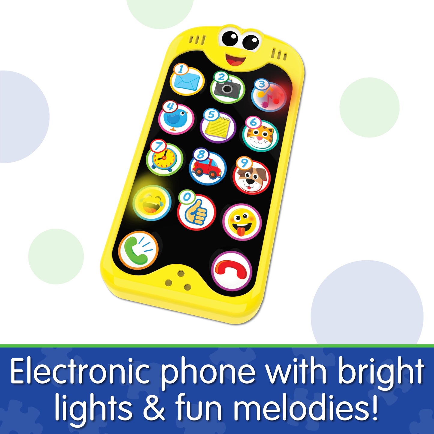 The Learning Journey Early Learning - On The Go Phone - Baby Cell Phone Toy - Toddler Toys & Gifts For Boys & Girls Ages 3 Month