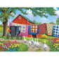 Bits And Pieces – Value Set Of Three 500 Piece Jigsaw Puzzles For Adults – Around The Bend, Plain And Fancy, Father'S Day Jigsaw Puzzles By Artist John Sloane, Completed Puzzle Size: 18' X 24'