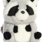 Aurora® Round Rolly Pet™ Ripley Raccoon Stuffed Animal - Adorable Companions - On-The-Go Fun - Gray 5 Inches