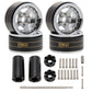 MEUS RACING 1.9'' Beadlock Wheels Rims, 120.5g Brass & Aluminum Deep-Dish Wheels for 1/10 RC Crawler SCX10 TRX4 VS4-10 Gen8 (C-T