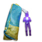 Toys+ Light Up 4 Pack Tangle Free tossing Parachute Men Glow in The Dark! Blue  Orange  Green and Purple! for Kids and Children Parachute Man Set  Easter Basket
