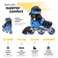 New-Bounce Adjustable Inline Skates for Boys and Girls - for Kids, Teens, and Young Adults Outdoor Roller Skates for Boys Ages 8