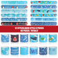 Ccinee 48Pcs Christmas Slap Bracelets