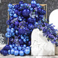Partywoo Metallic Blue Balloons, 50 Pcs 12 Inch Blue Metallic Balloons, Metallic Balloons For Balloon Garland Or Balloon Arch As Party Decorations, Birthday Decorations, Wedding Decorations, Blue-G106