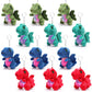 Siifert 12 Pcs Plush Dragon Stuffed Animals Bulk Cute Dinosaur Plush Keychain For Kid Birthday(Dark Color,Lovely Style)