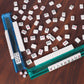 Zgme American Mahjong Set,166 Premium White Tiles With Printed Rectangular Bag And Accessories,4 All-In-One Mahjong Racks With P