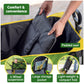 Bright Starts John Deere Pop 'N Ride Stroller Wagon, Foldable With Sun Shade 50+ Spf Protection, Seats 2 Kids At Once, Green & Y