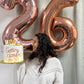 Rose Gold 6 Balloon, Number Balloons 40 Inch, 6Th Balloons For Birthday Decorations, Rose Gold Party Supplies 6 Birthday Balloon