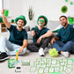 gisgfim St. Patrick's Day 5 Second Game 108 Simple Question Cards Digital Timer and 5 Second Hourglass Question Card Game for mature-themed Family Party Travel Night Sleepover Think Fast and Shout Out Answer