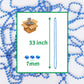 YAXINRUI 33 Inch 7 mm Metallic Blue Bead Necklaces, 15pcs Mardi Gras Beads Bulk Round Beaded Necklaces Costume Necklace for Mard