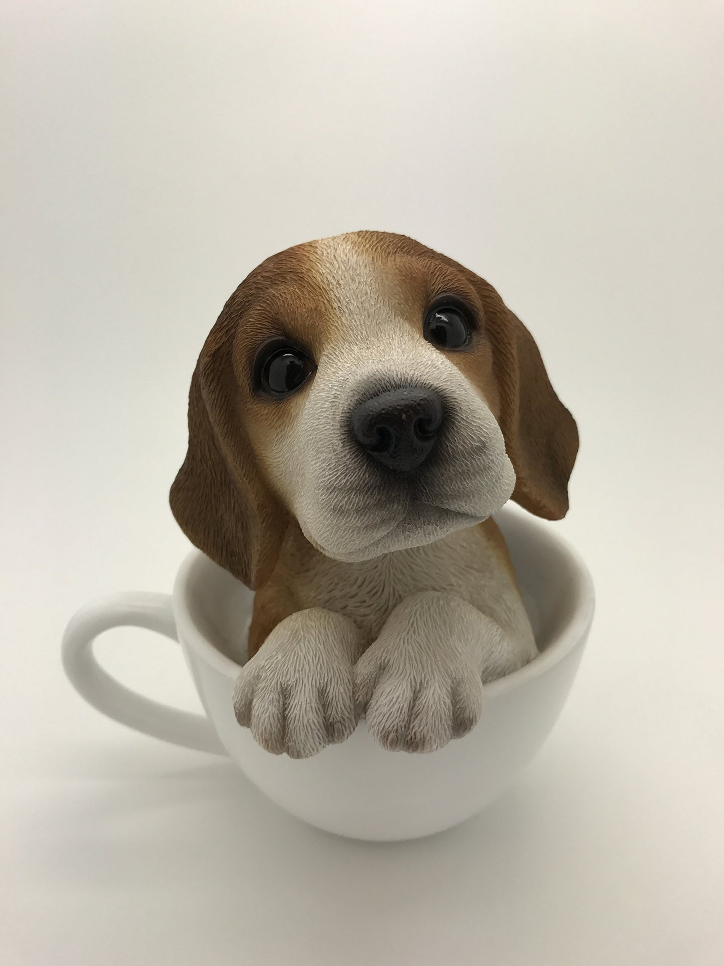 Pacific Giftware Adorable Teacup Pet Pals Puppy Collectible Figurine 5.75 Inches (Beagle)