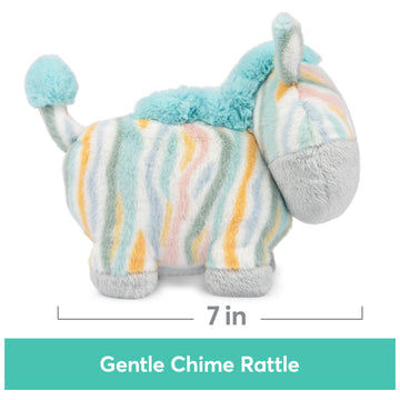 Gund Baby Safari Friends Collection Plush Zebra With Chime, Sensory Toy Stuffed Animal For Babies And Newborns, Multicolored, 7'