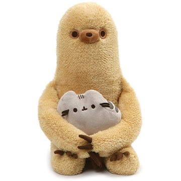 Gund Pusheen Sloth Plush Stuffed Animal Set of 2, 13 Multicolor Cuddly Toys for Kids and Collectors