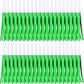 LCPQMZGH 30 Pcs Gold Noise Makers, Metallic Fringed Noise Makers for New Year Party Favor Supplies, Green