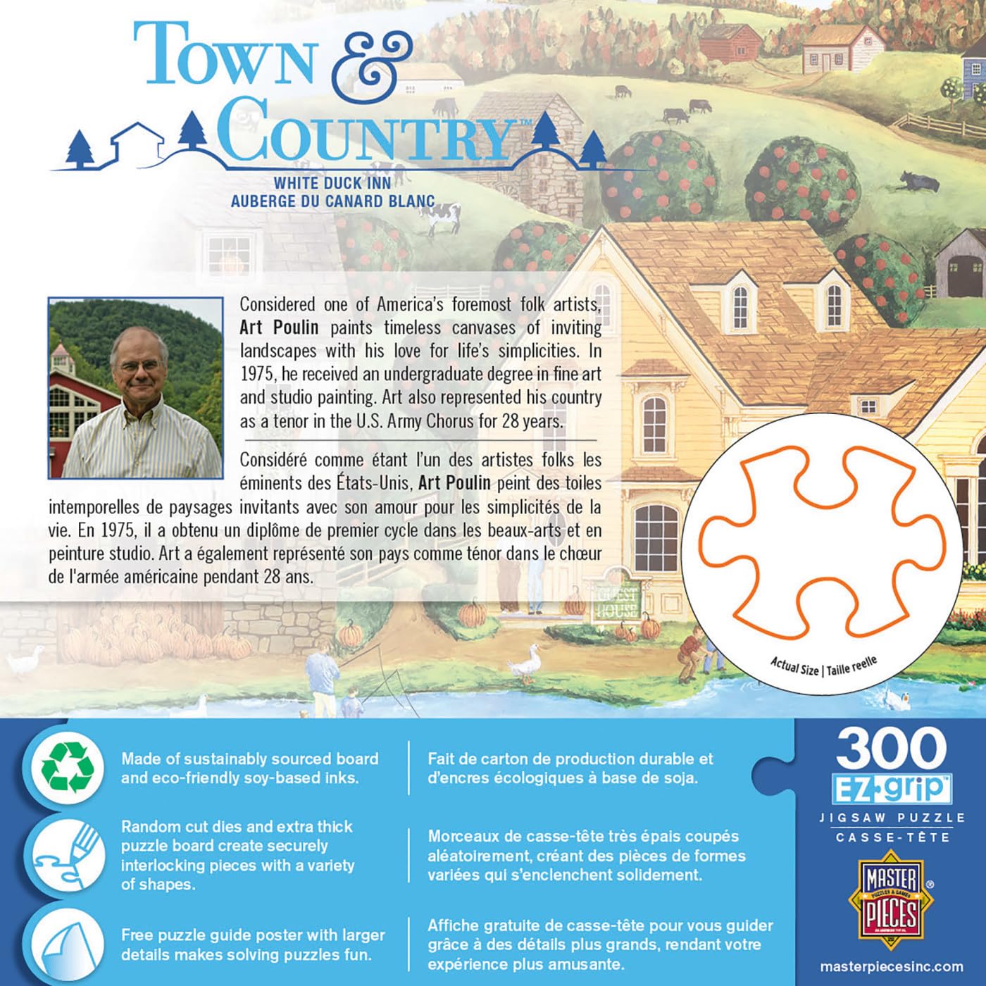 Masterpieces 300 Piece Ez Grip Jigsaw Puzzle - The White Duck Inn - 18''X24''